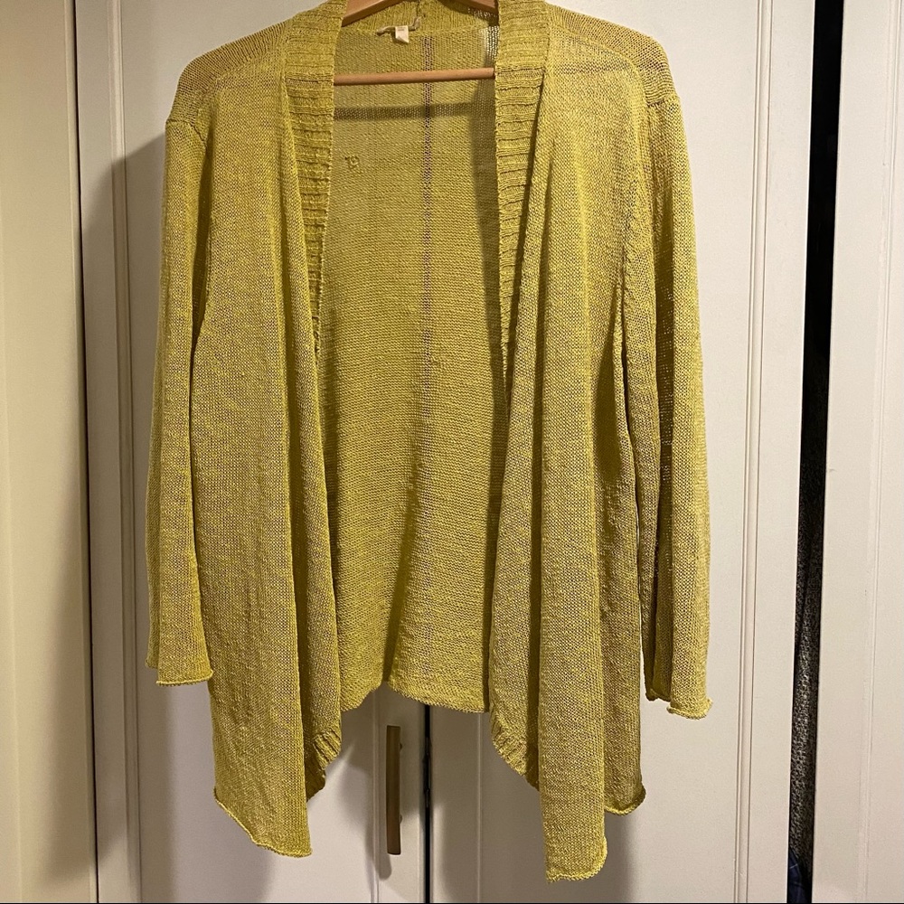 Vintage Eileen Fisher open cardi